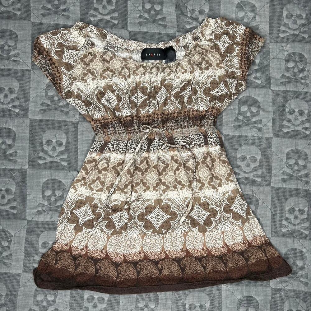 Y2k babydoll top size